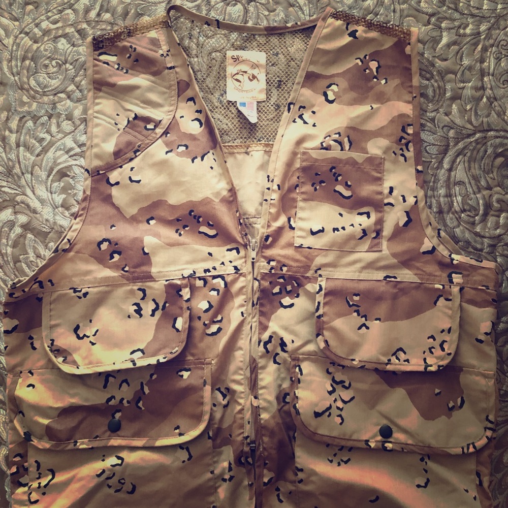 Sportline hunting or fishing vest.